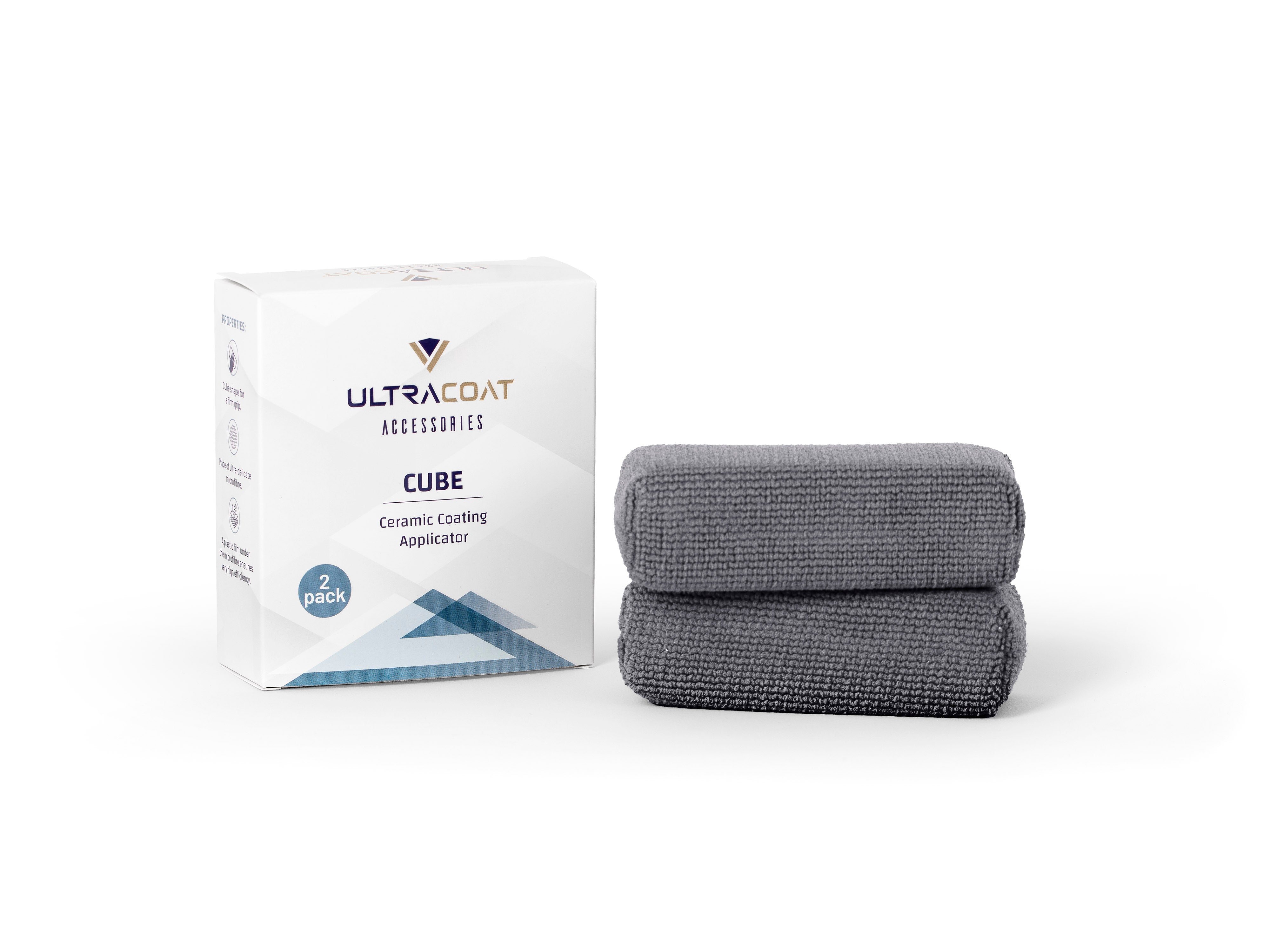 ULTRACOAT Cube packaging with two applicator pads