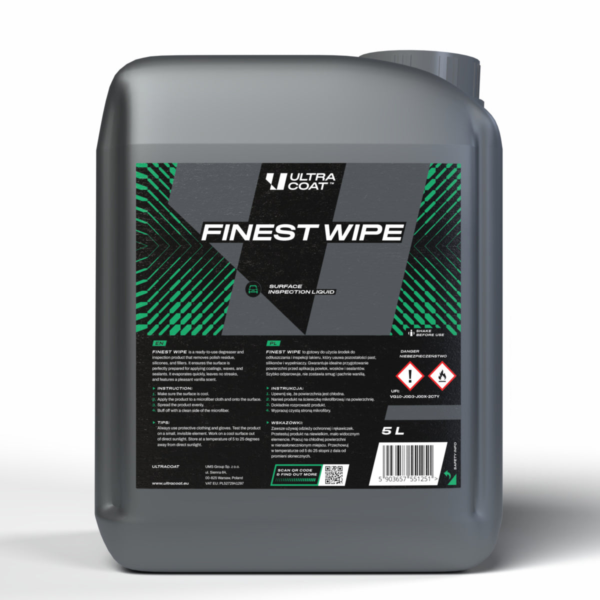 ULTRACOAT Finest Wipe 5 L