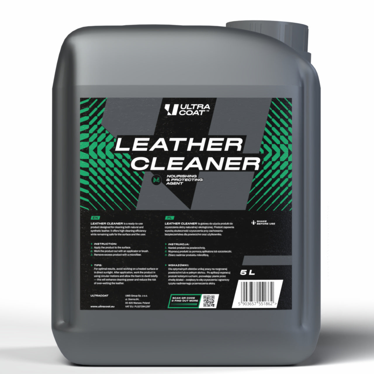 ULTRACOAT Leather Cleaner 5 L
