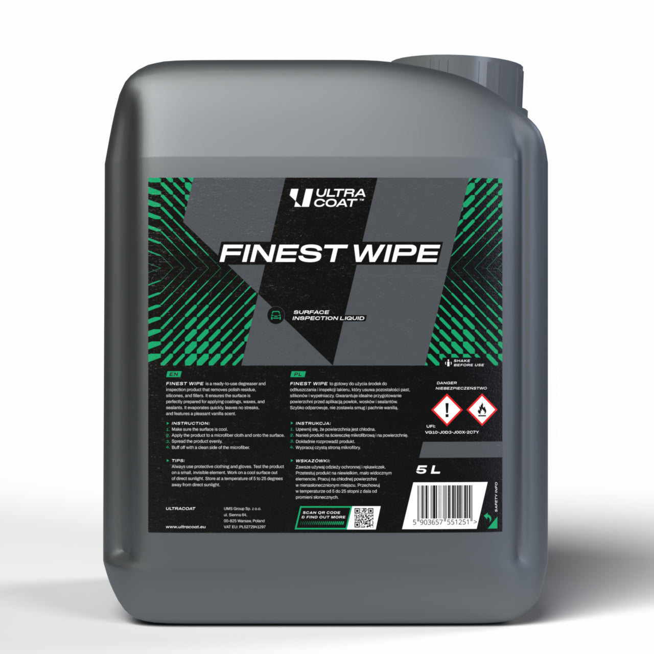 ULTRACOAT Finest Wipe 5 L