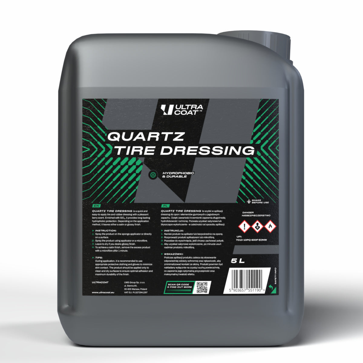ULTRACOAT Quartz Tire Dressing 5 L